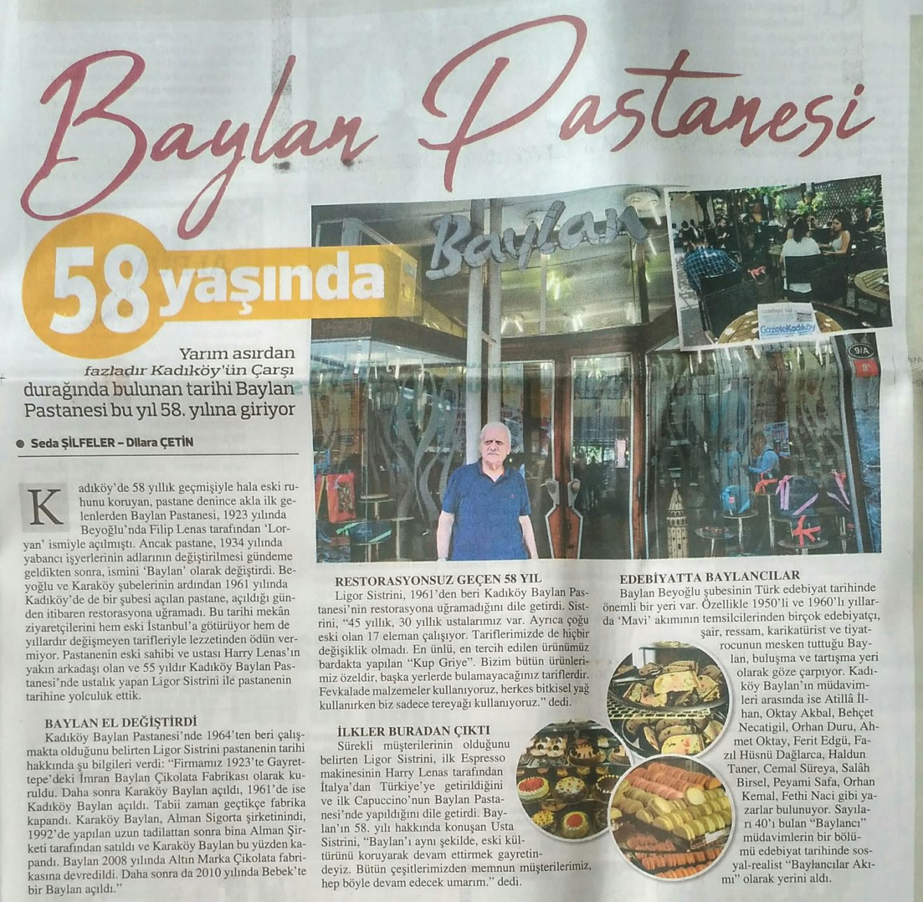 Baylan Pastanesi fotokart