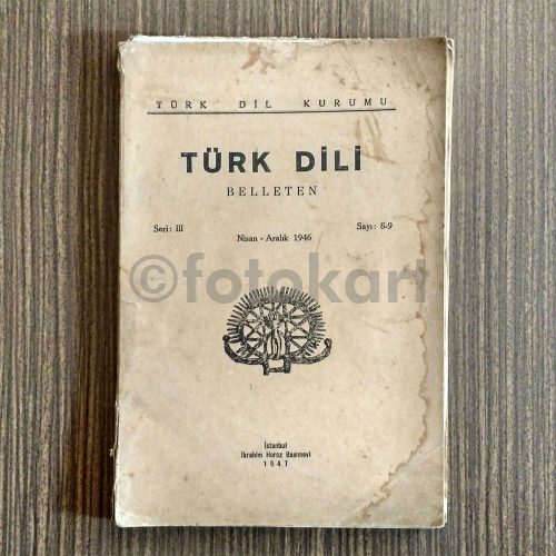 Türk Dili Belleteni, Nisan-Aralık 1946