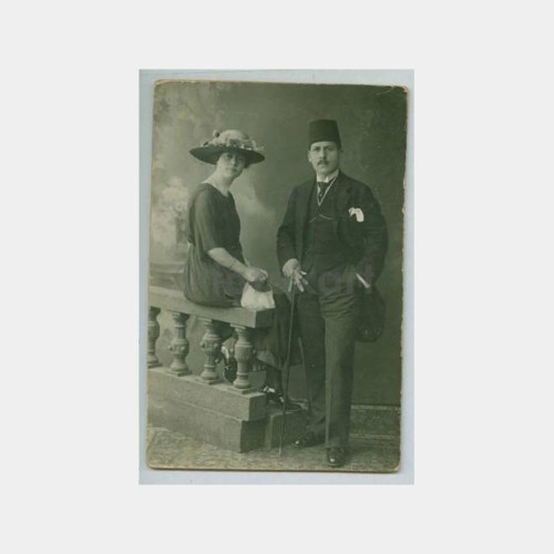 1910 Musevi Aile -Vitali Sauannon ve Estella Kohen- Fotoğraf