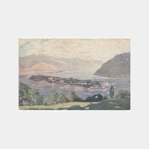 1929 Adakale Çizim Yabancı Kartpostal