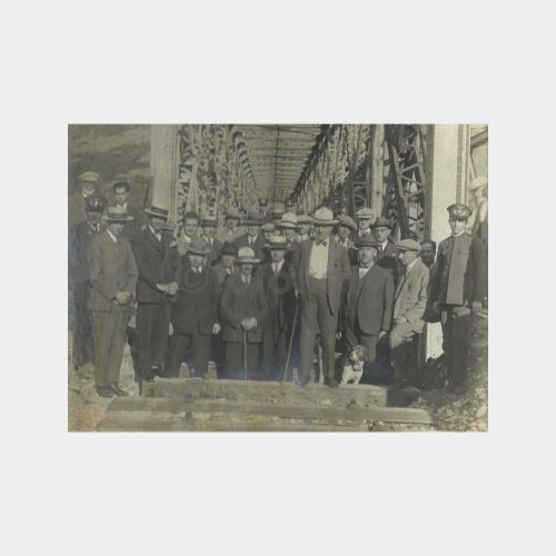 1923 Ankara Başköy Tren Köprüsü ve Demiryolu Teftiş Heyeti Fotoğraf Albümü