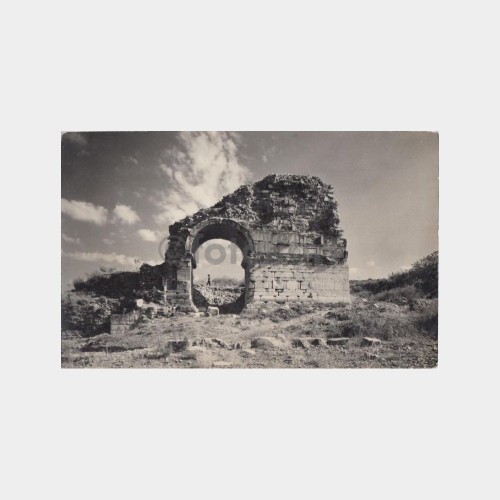 1962 Efes Antik Şehir Stad Kapısı - Damgalı Kartpostal